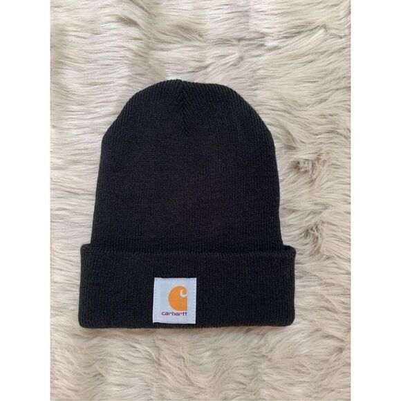 Carhartt Other - Carhartt Black Knit Cuffed Beanie